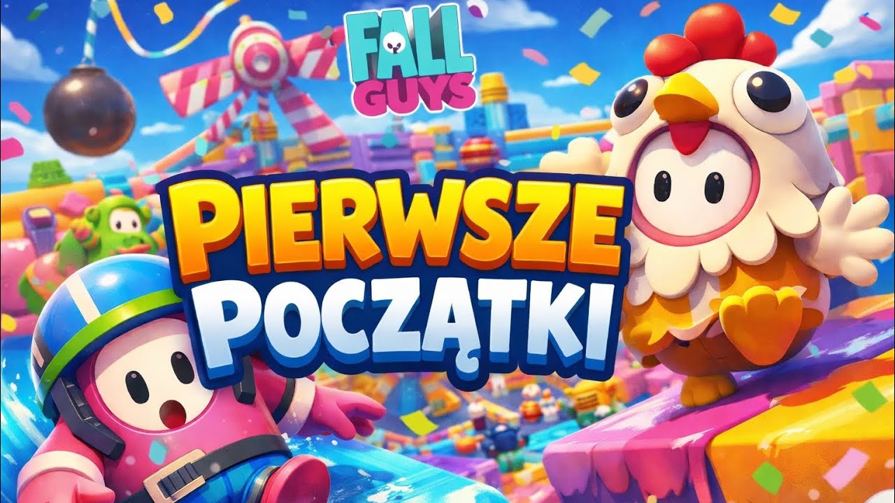 PIERWSZE POCZĄTKI ⭐FALL GUYS 🤩