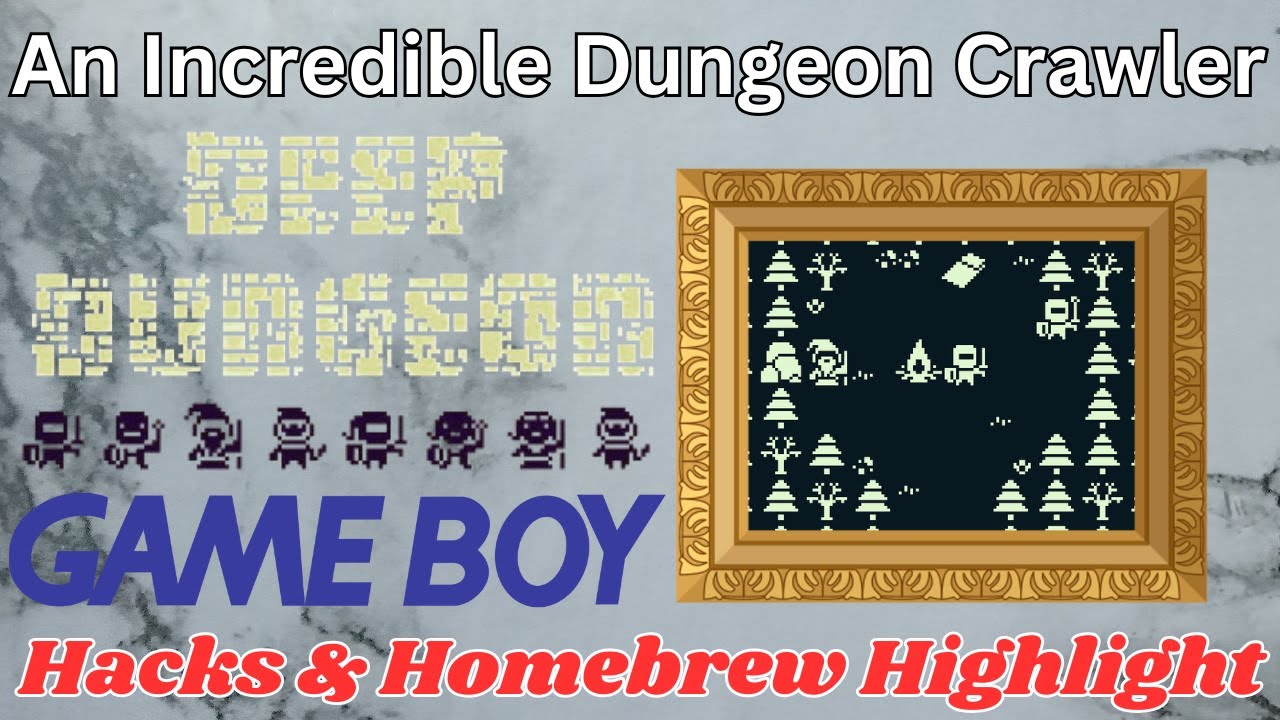 Deep Dungeon - A Highly Polished Original Gameboy Dungeon Crawler