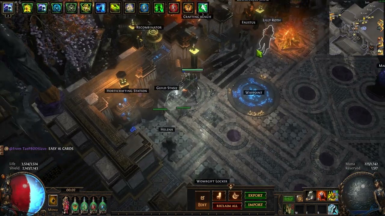 3.28 POE Damnation gamba