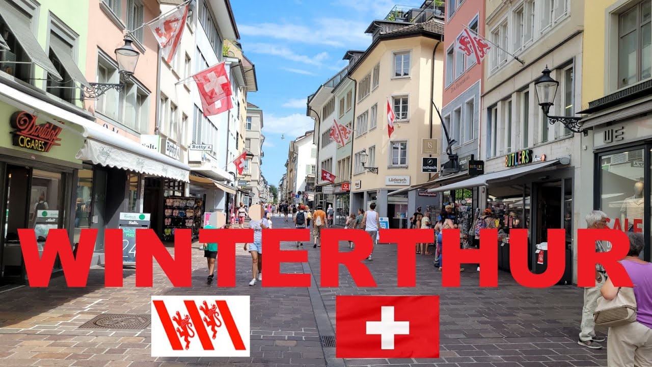 Winterthur🇨🇭Switzerland 2024 4K 60fps