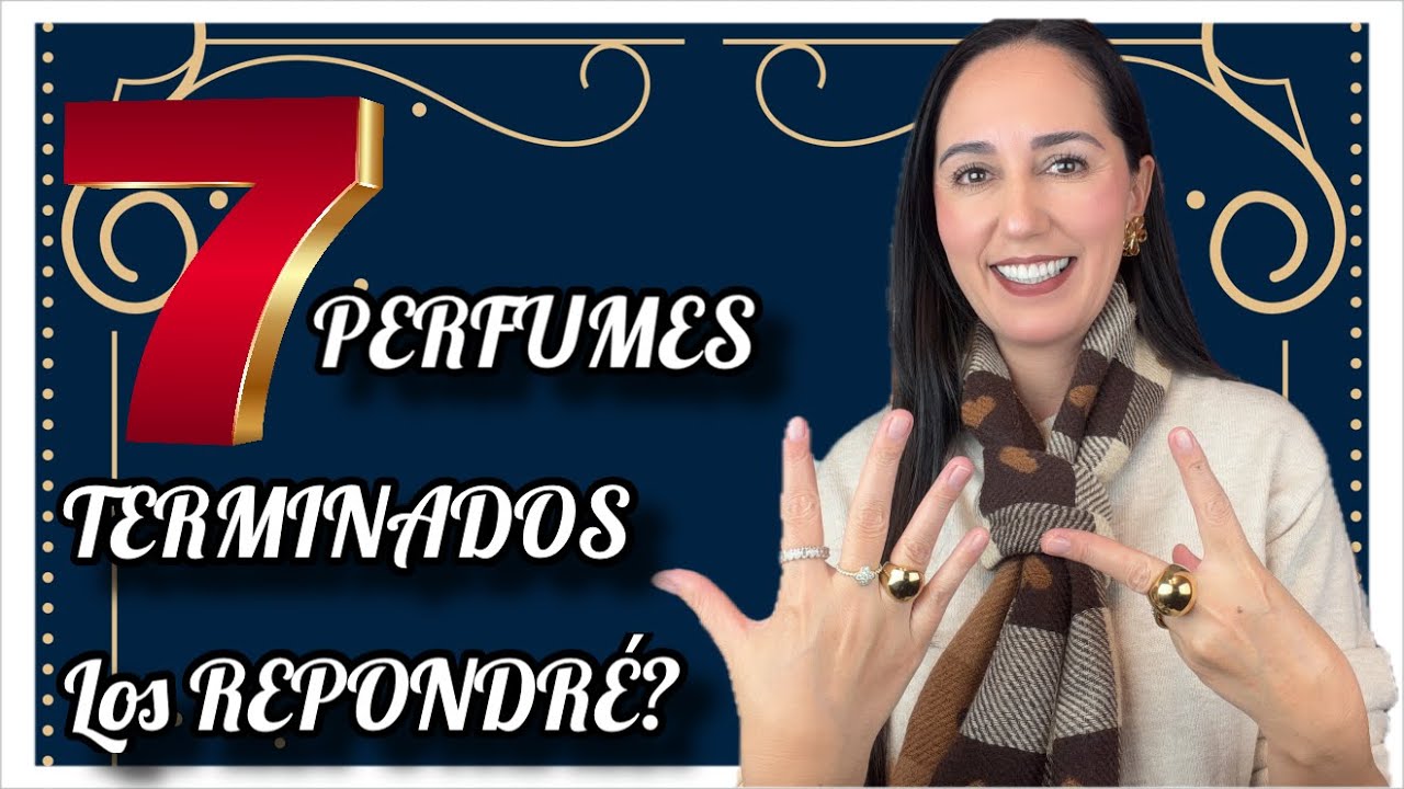 7 PERFUMES TERMINADOS, Aqui Usamos Los Fragancias!