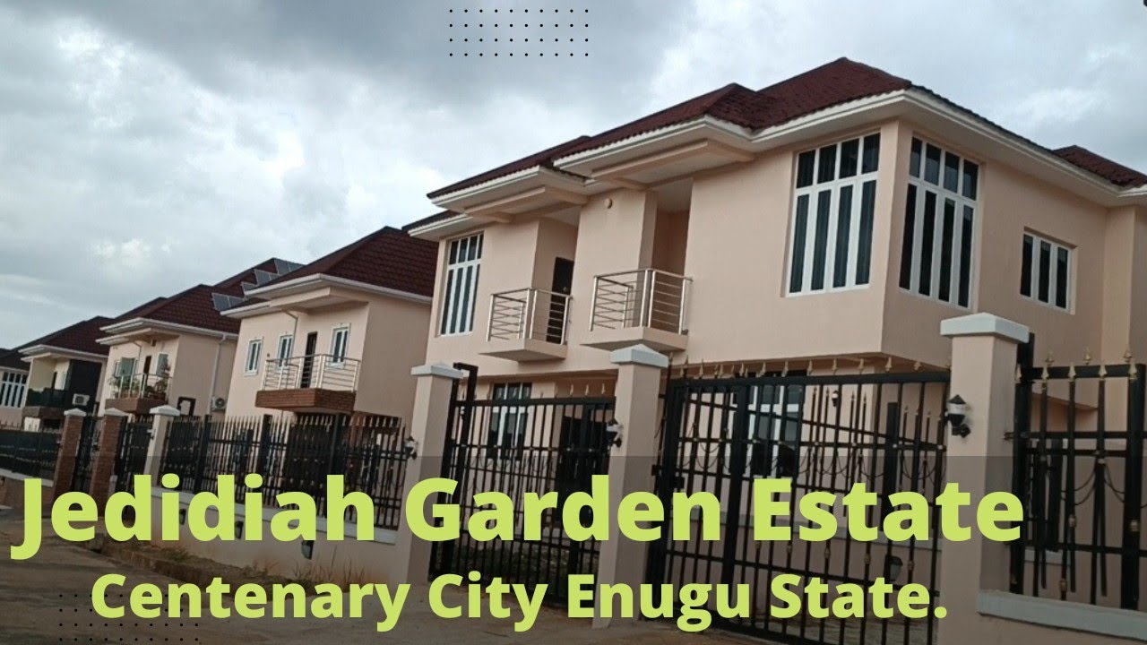 Drive through to Jedidiah Garden Estate Centenary City Enugu State| Gated Estate|