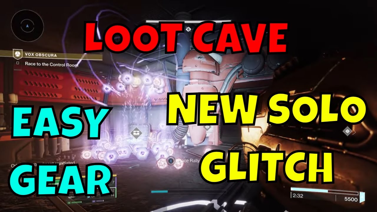 NEW LOOT CAVE GLITCH INFINITE GEAR FARM SOLO & Mostly AFK - LOOT ASMR / ENGRAM PICKUP FARMING