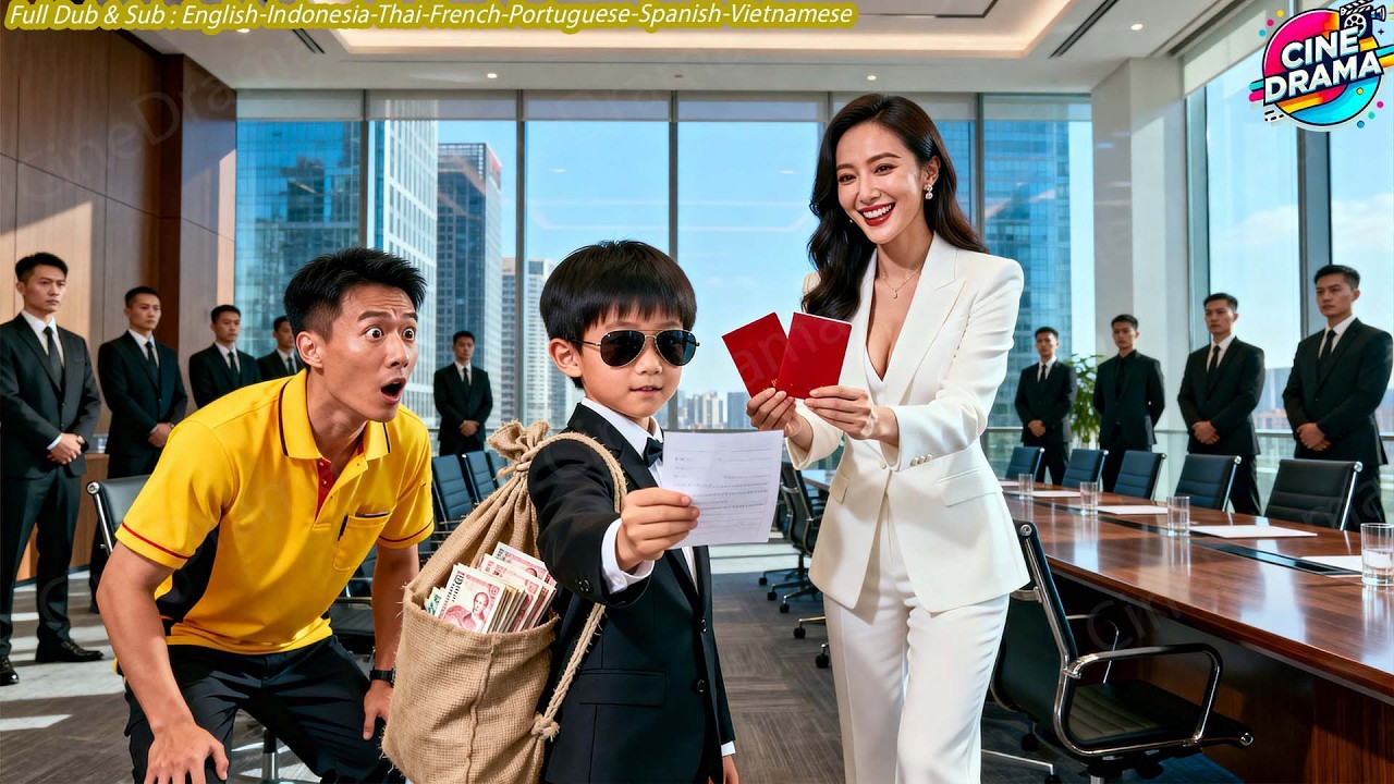Genius Boy Helps Beggar Father Marry Returning CEO, Turns Out She’s His Lost Mother For 6 Years
