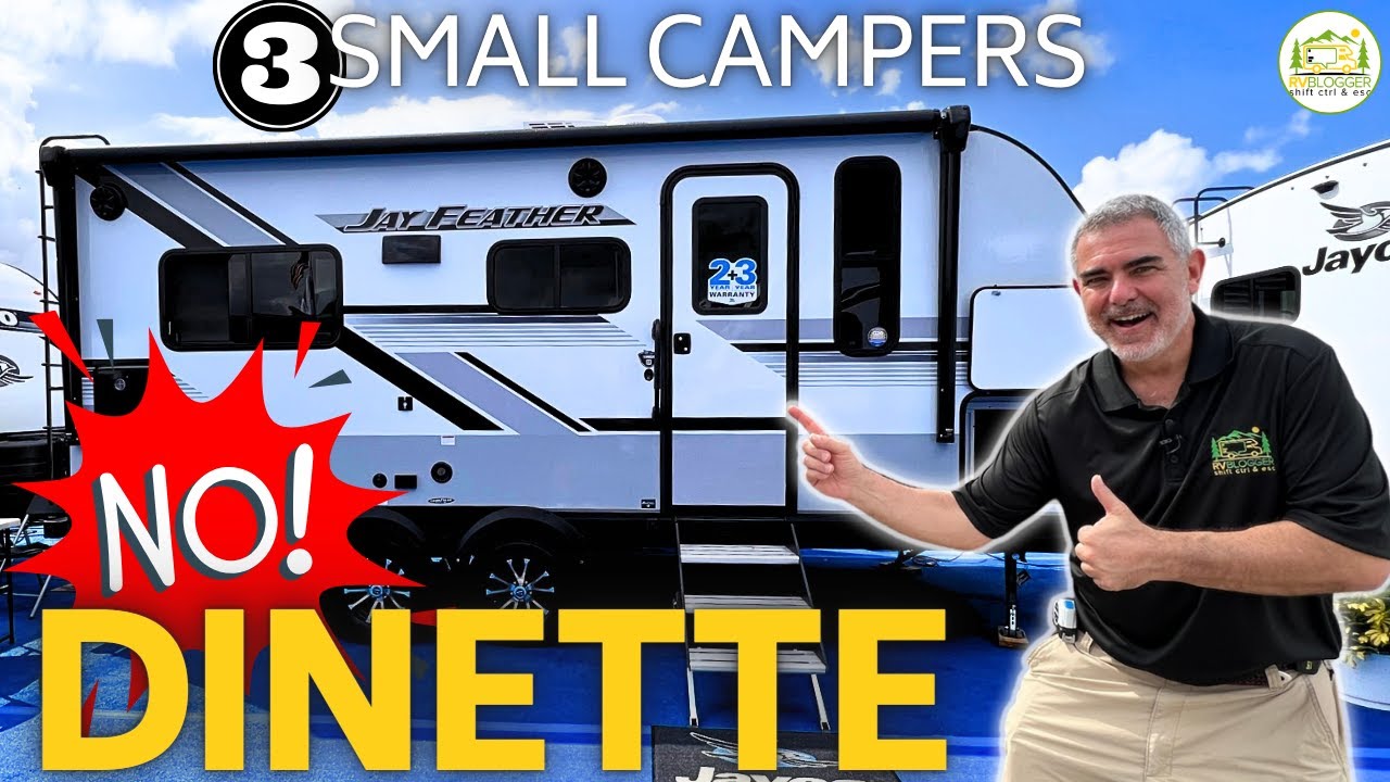 3 Small Campers With NO Dinette