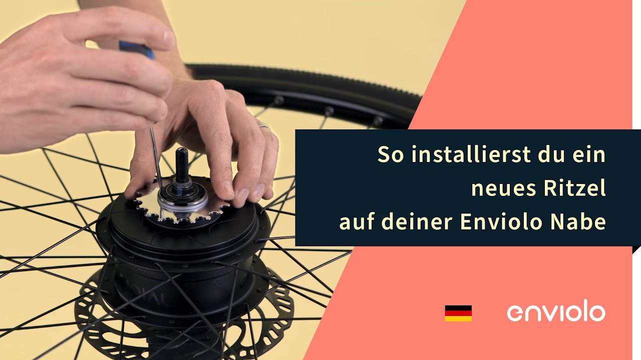 So installierst du ein neues Ritzel auf deiner Enviolo Nabe.