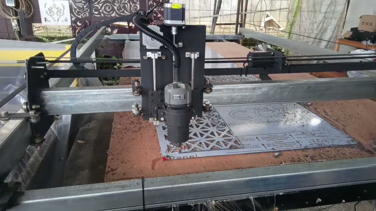 Mesin CNC Router ( Tes CnC router series 1, bpk tian Bengkulu)