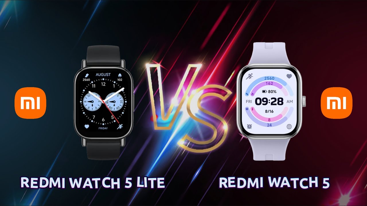 Redmi Watch 5 Lite vs Redmi Watch 5: Full Specs Comparison!
