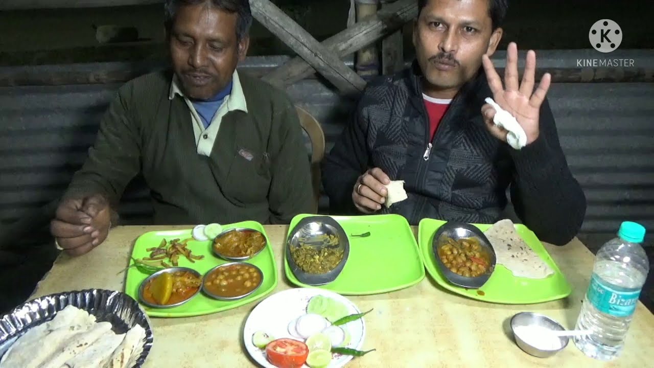 Kalyani High Road Dhaba | Dinner Korlam | Egg Tarka 60 Rs/ & Chana Masala 60 Rs/