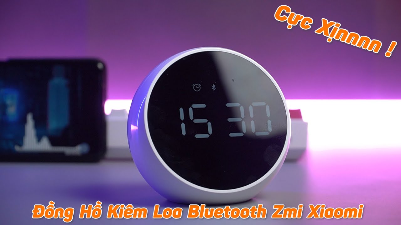 Đồng Hồ Báo Thức Kiêm Loa Bluetooth Cực Xịn Đến Từ Xiaomi - ZMI NZBT01!!