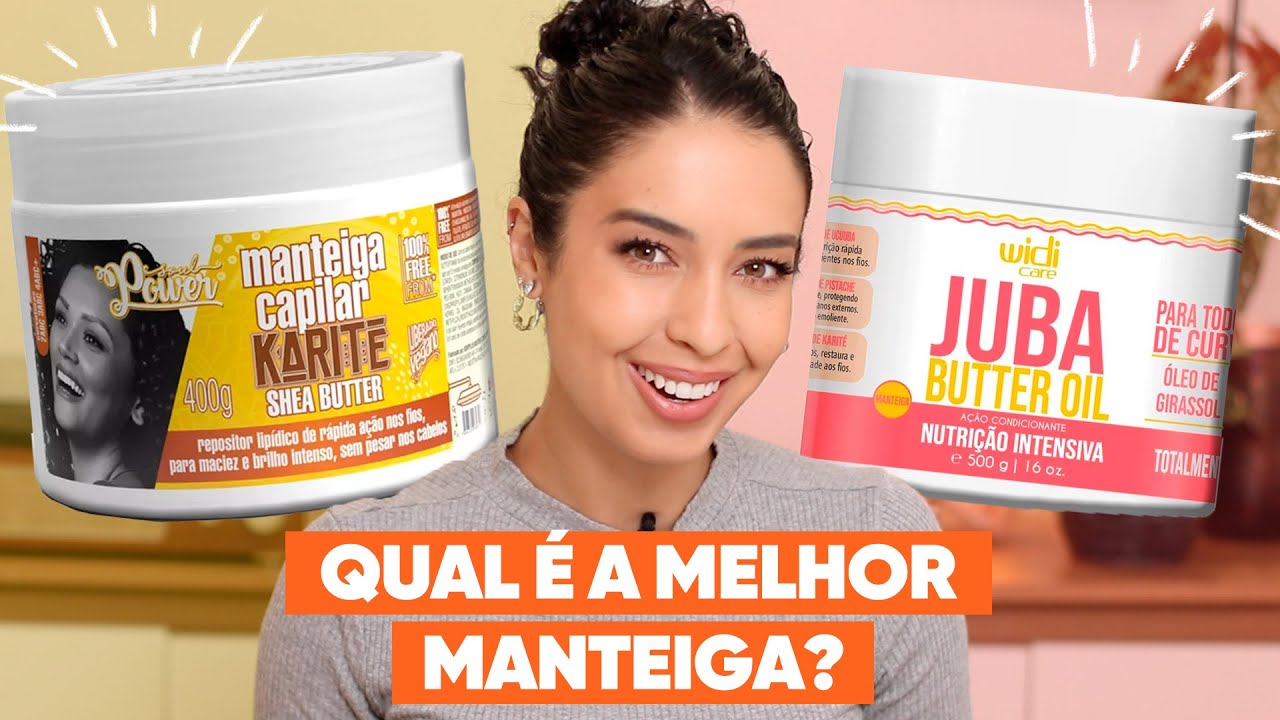 QUAL A MELHOR MANTEIGA CAPILAR PRA CABELO CACHEADO - SOUL POWER X JUBA WIDI CARE | JULIANA LOUISE