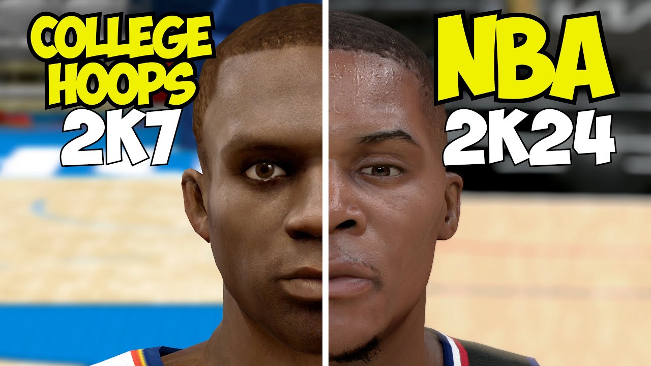 Evolution of Russell Westbrook In NBA 2K Games, College Hoops 2K7 - NBA 2K24