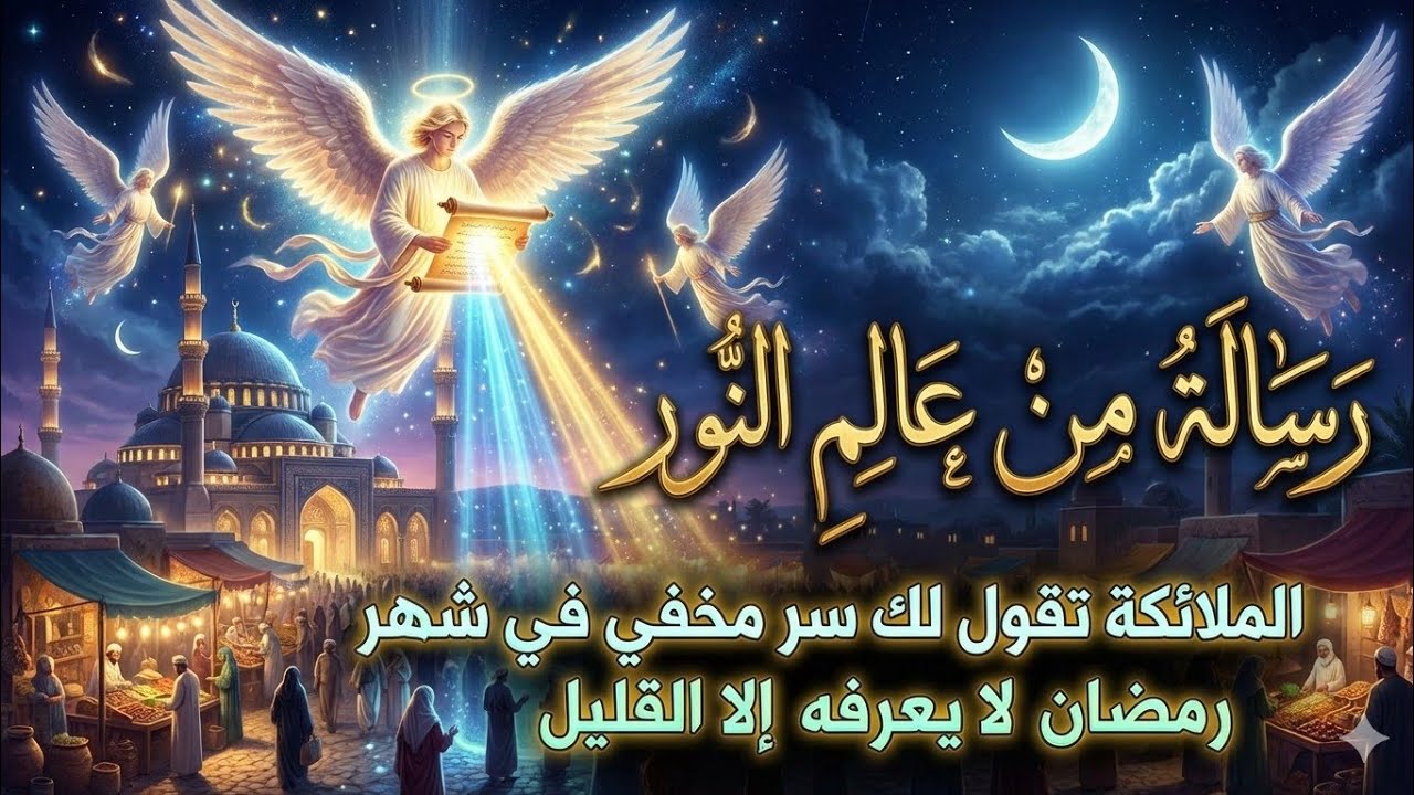 رسالةمن عالم النور.الملائكة تقول لك سرمخفي في شهر رمضان لا يعرفه إلا القليل#شهررمضان #رسائل_الملائكة