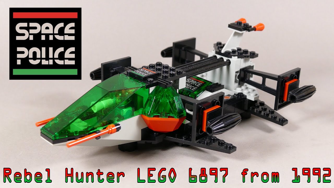 Retro Review - LEGO 6897 Rebel Hunter - Space Police 2 from 1992! @grohl666