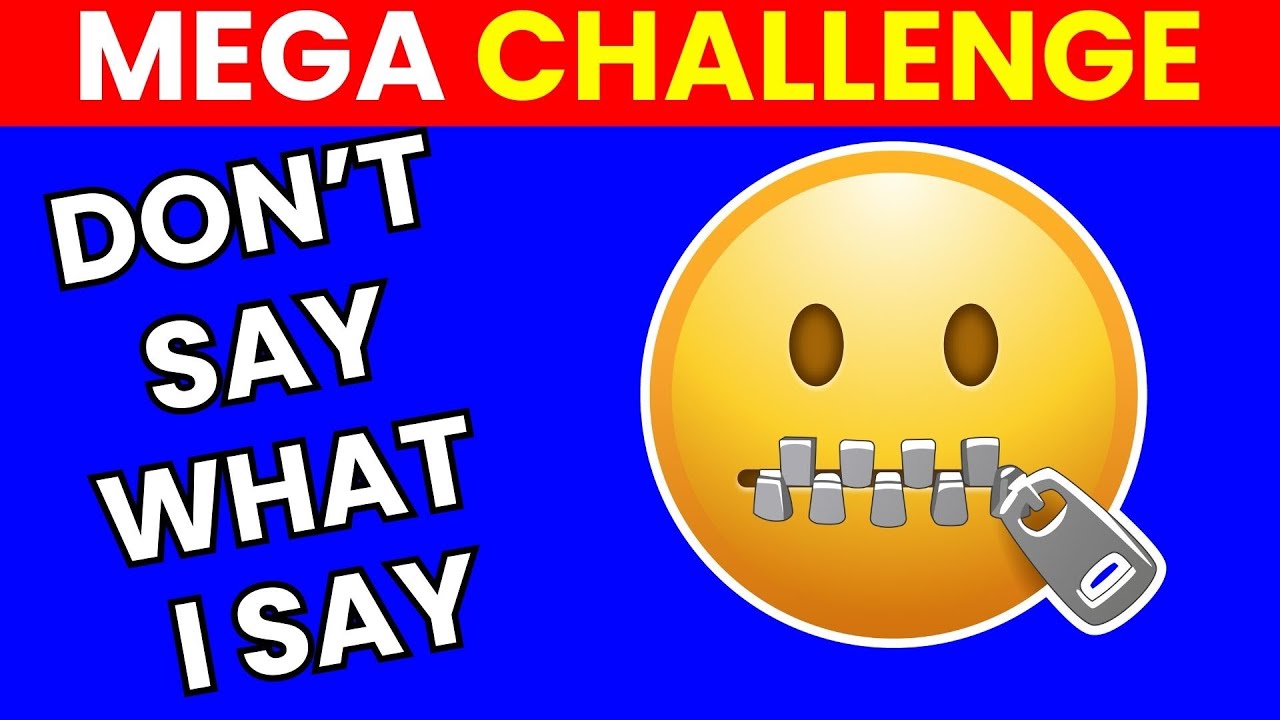 Avoid Saying The Same Thing As Me 🤔 MEGA CHALLENGE 🔥🚩
