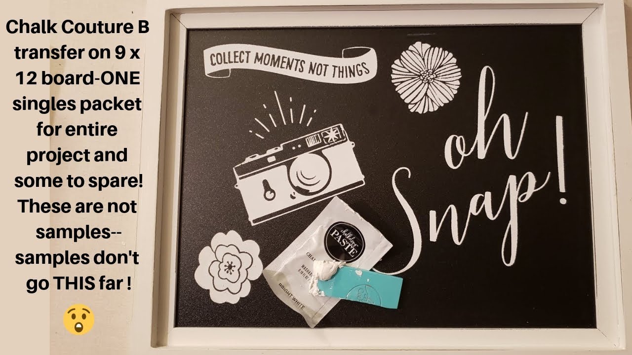 Chalk Couture Ideas: Club Couture: OH Snap!