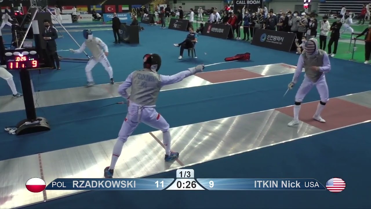 2022 145 T32 14 M F Individual Incheon KOR GP RED RZADKOWSKI POL vs ITKIN USA