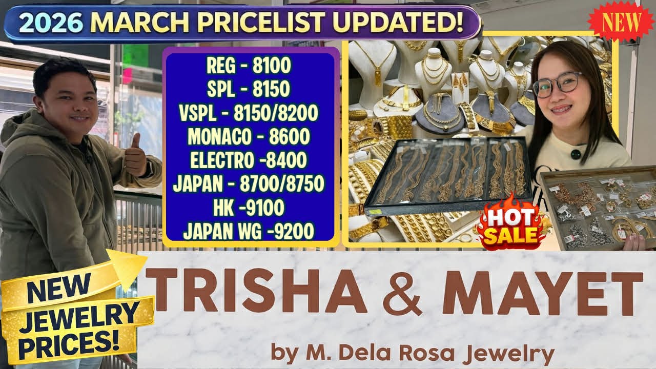 MARCH 2026 Trisha & Mayet  Mura at Authentic Gold and Diamond Jewelry MUST WATCH!Daming Design
