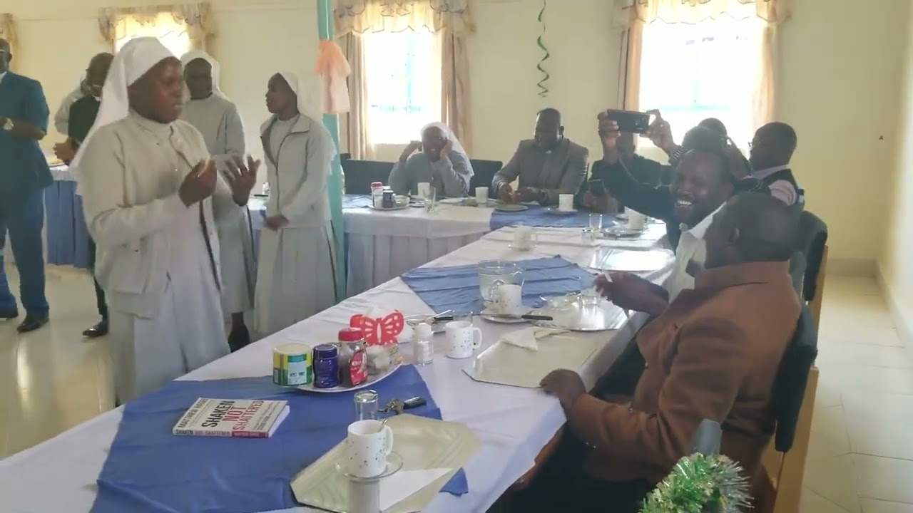 SISTERS SING AND DANCE ON FR. CK KINYUA PRIESTLY ANNIVERSARY (2)