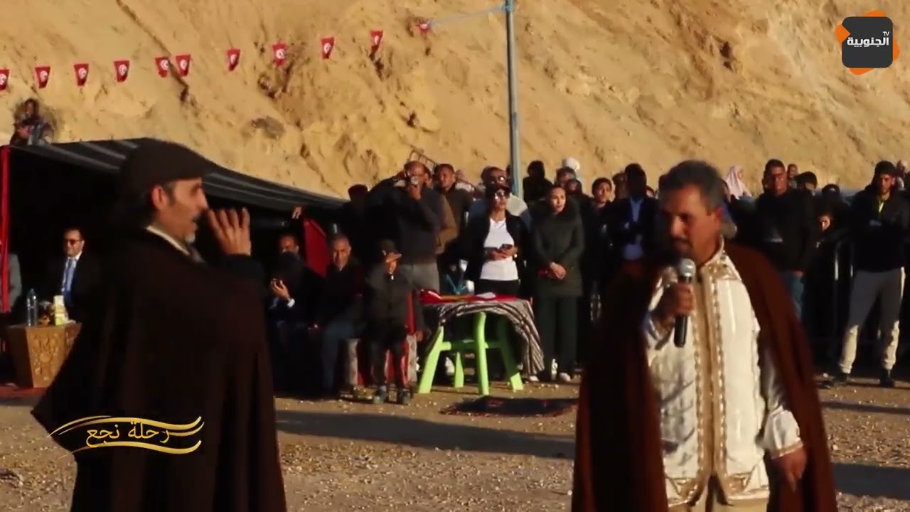 🔴عرض متميز لفرسان أولاد المونة مع الشاعر علي الوحيشي والفنان البدوي كمال حمودة