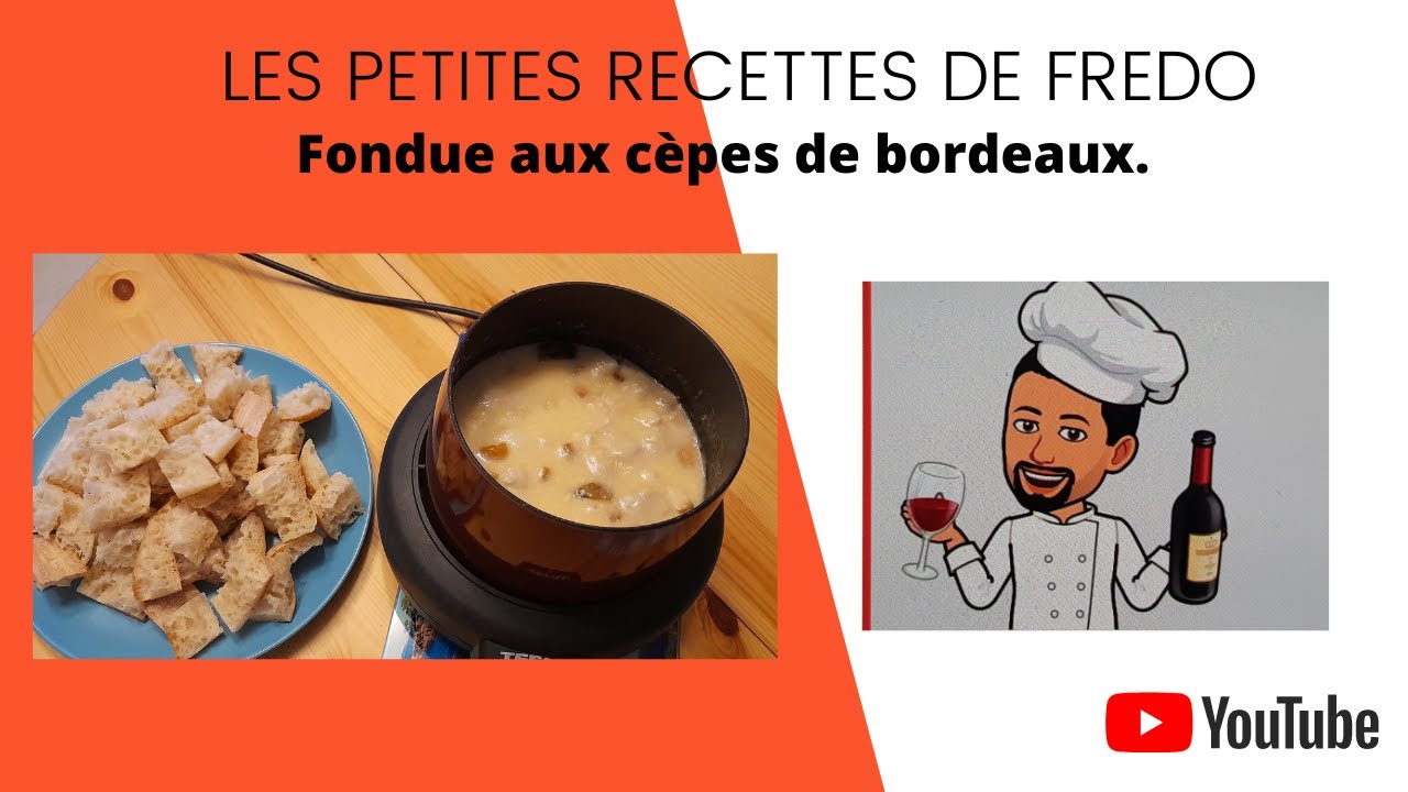 Fondue aux cèpes de bordeaux