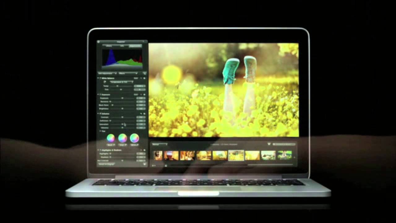 Aperture in Apple Keynote, October 2012