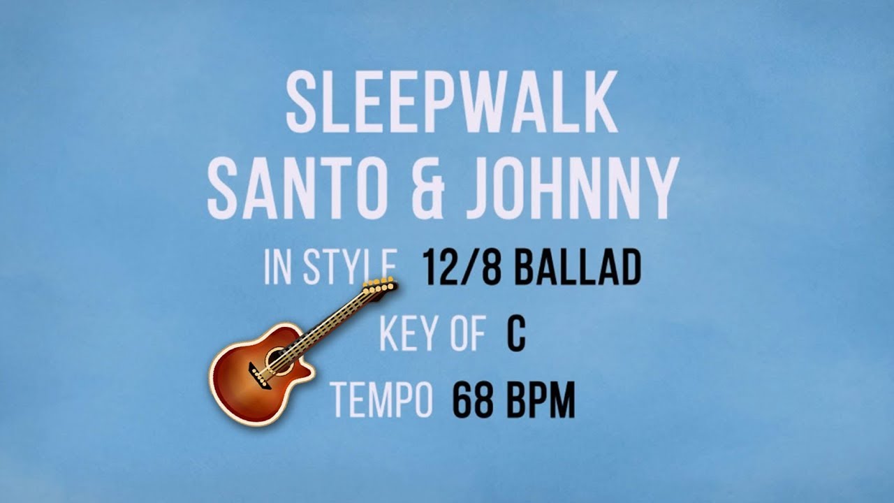 Sleepwalk - Guitar Backing Track