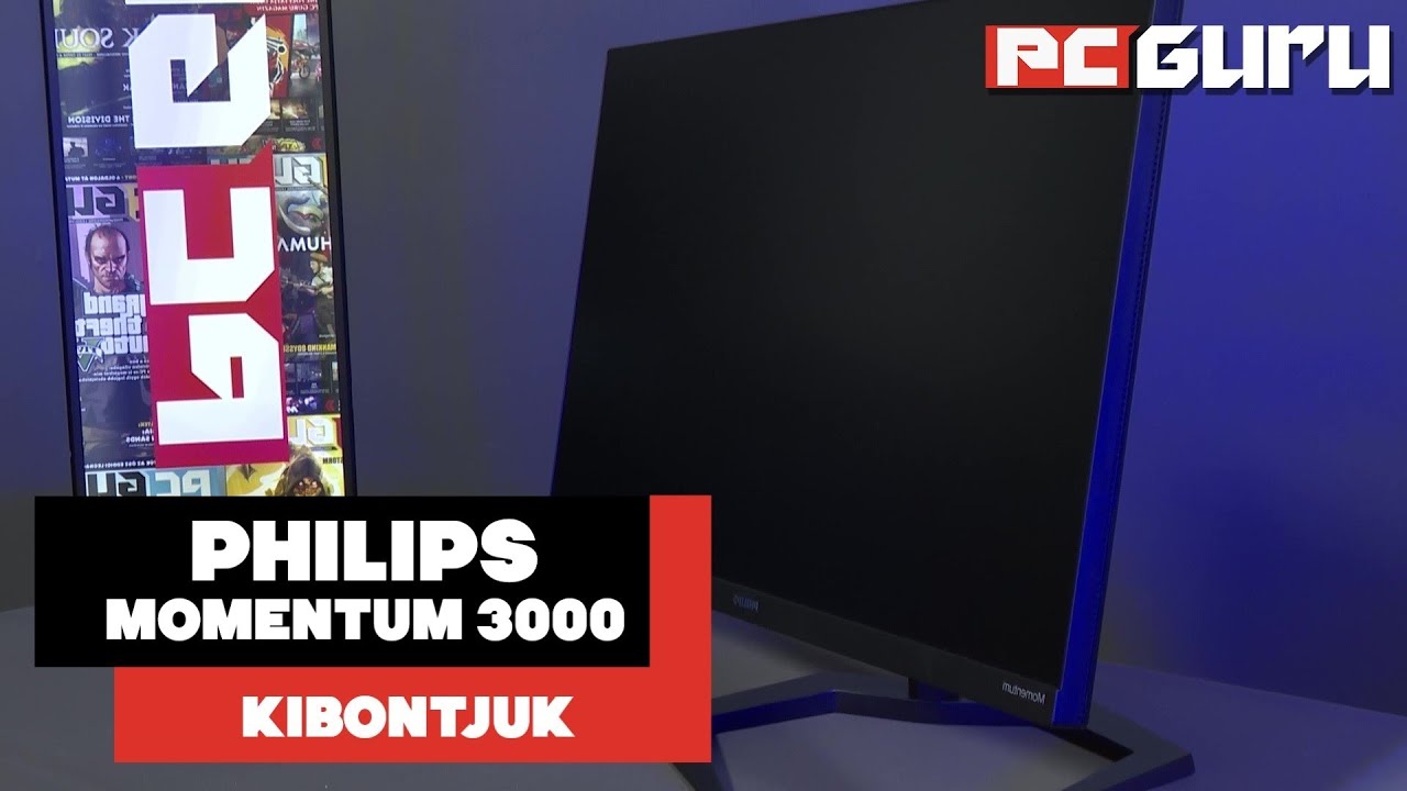 A j&aacute;t&eacute;k &uacute;j szintre emel&eacute;se ► Philips Momentum 3000 - Kibontjuk
