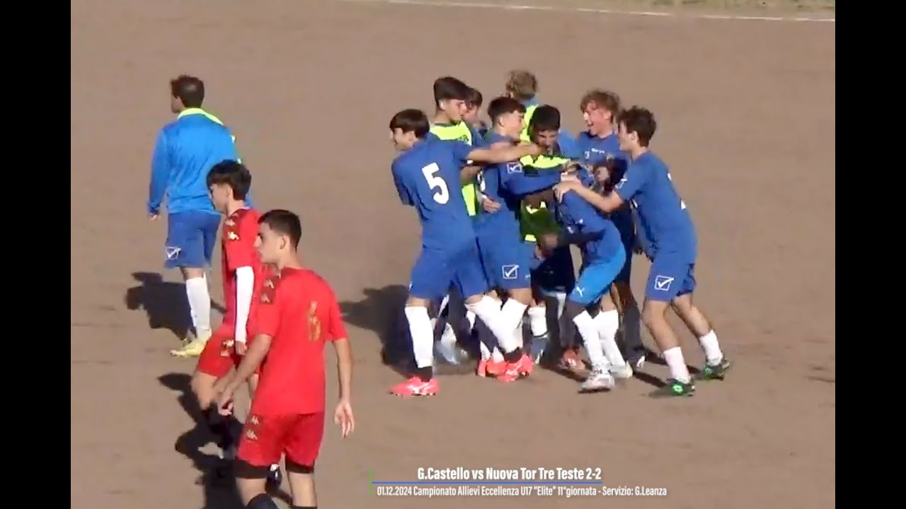 G.Castello vs Nuova Tor Tre Teste 2-2 U17 Elite - Highlights - 01.12.2024
