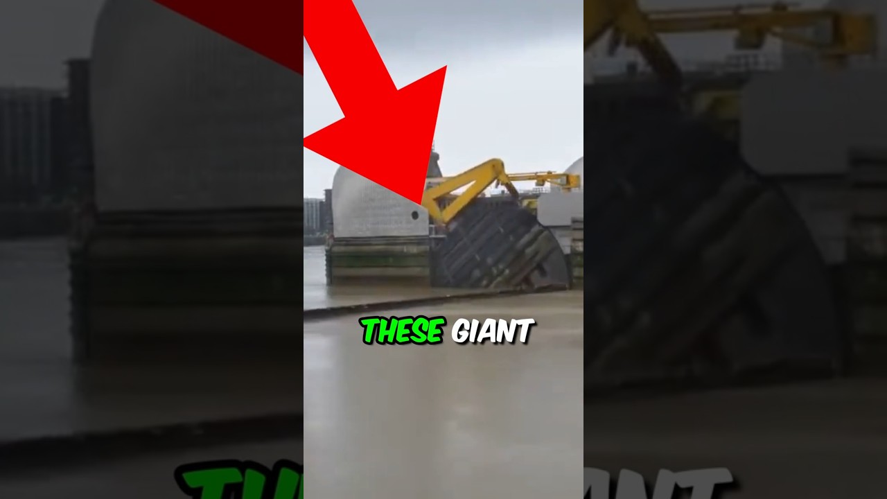 These Giant Gates Save Cities From Disaster! 🌊🛡️#facts