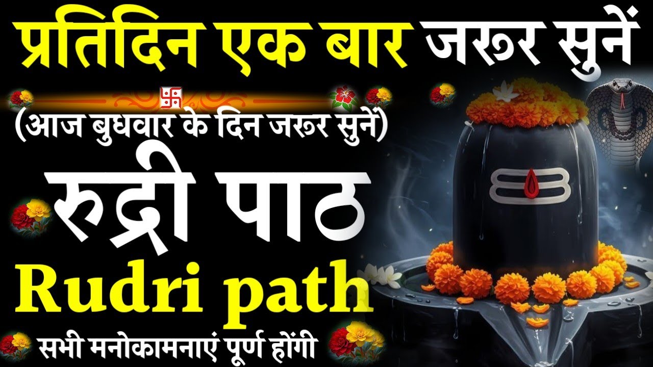 Rudri path || रुद्री पाठ|प्रतिदिन एक बार जरूर सुनें|#@pujapathmantrastotra_shakti9 #rudripath #shiv 