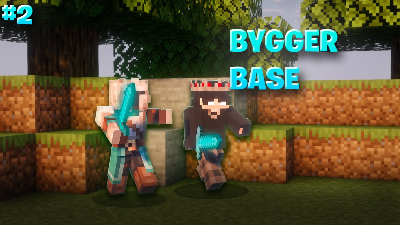 BYGGER BASE I MINECRAFT (Minecraft EP 2)