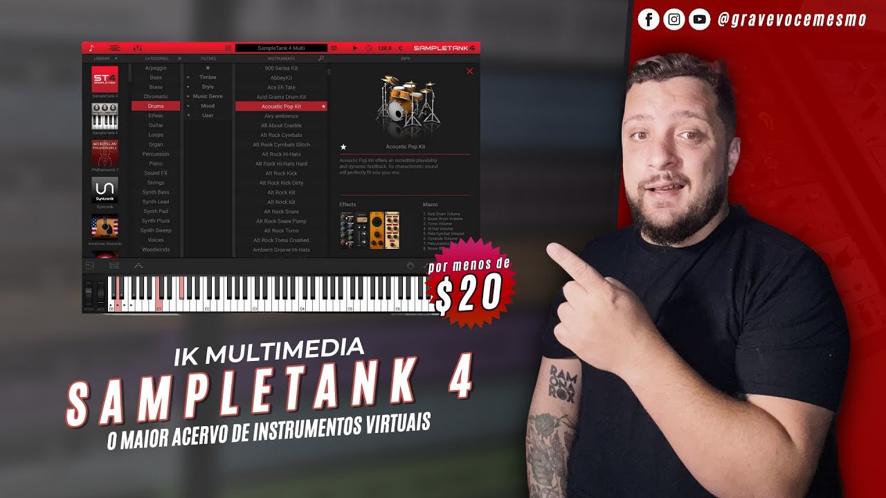🚨IK Multimedia Sampletank 4 por menos de $20