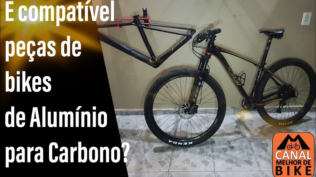Montar bike Carbono com peças da bike de Alumínio?