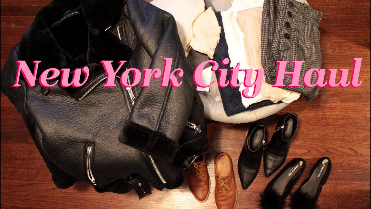 Shopping in New York City! Haul & Try-on! Sezane! Everlane! Muji! & more| Kait Bos