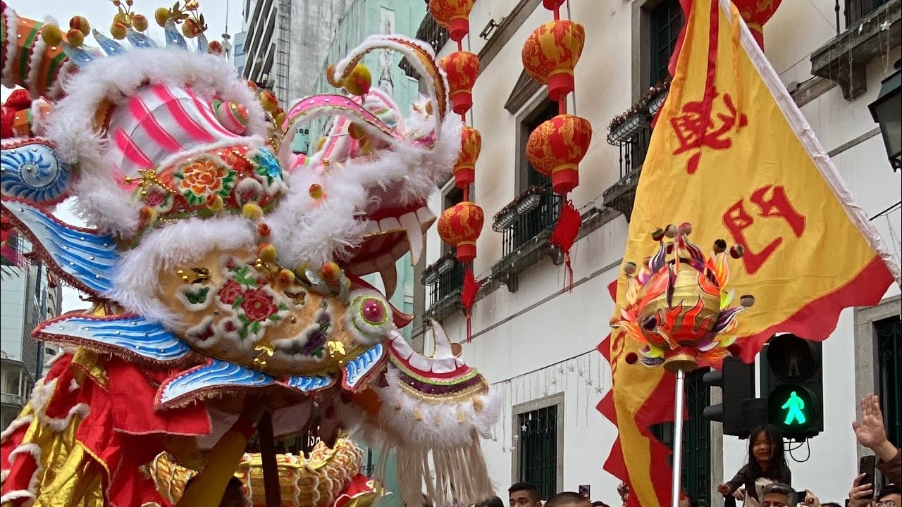 CNY Fire Horse 2026 - Macau Dragon Dance at San Ma Lo!