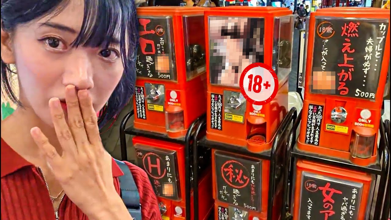 Trying the WEIRDEST Gacha Machines in Osaka