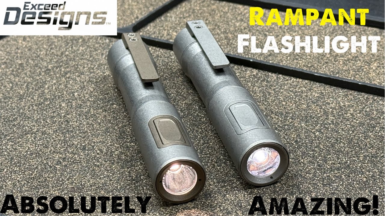 The BEST Production Flashlight of 2024...Hands Down! | Exceed Designs Rampant