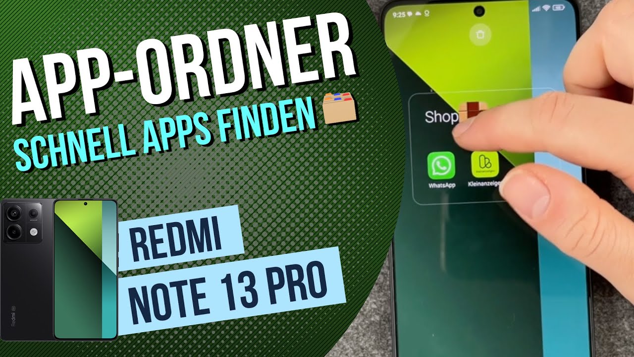 Xiaomi Redmi Note 13 Pro - App-Ordner erstellen