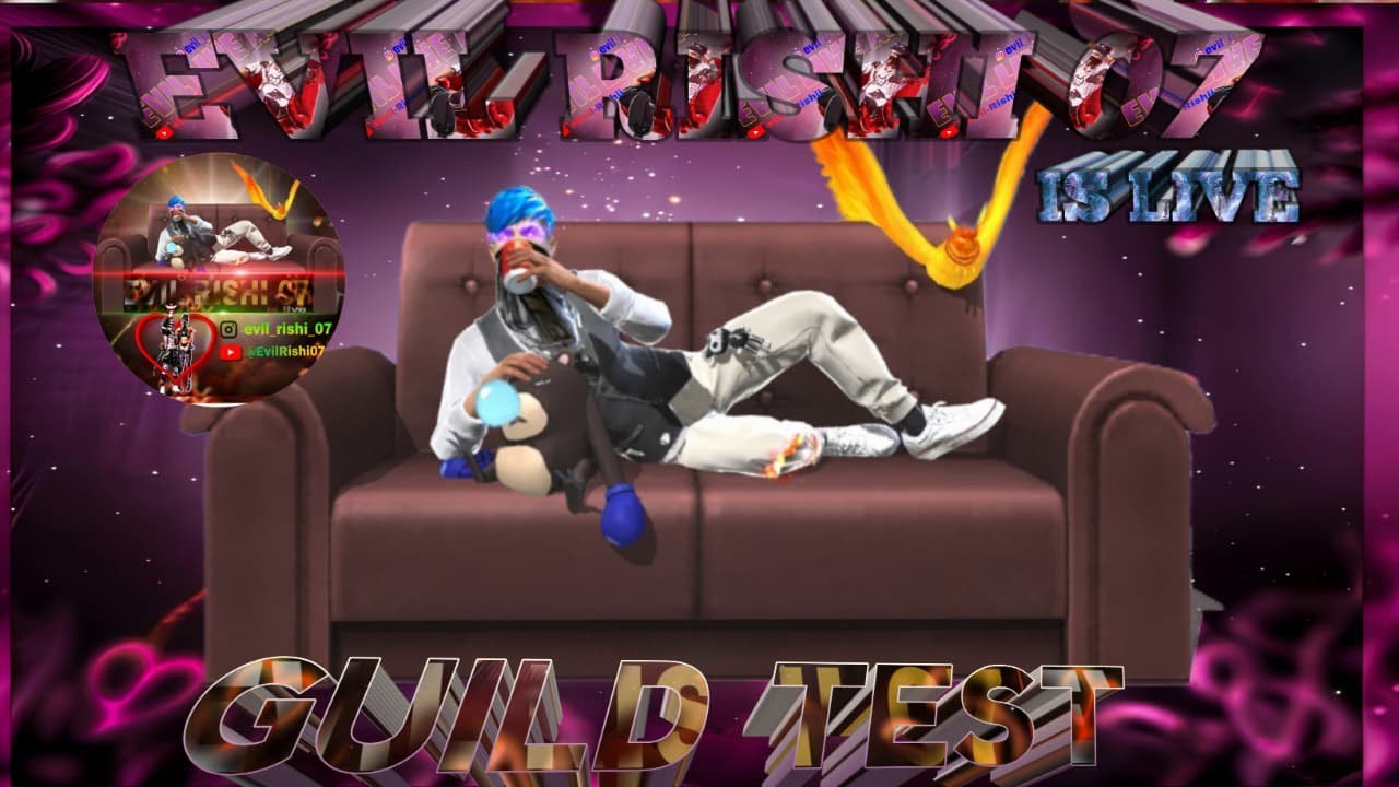 EVIL RISHI IS LIVE 1v2 WITH GUILD TEST #freefirelive #shortfeed #short #guildtest #trending #viral