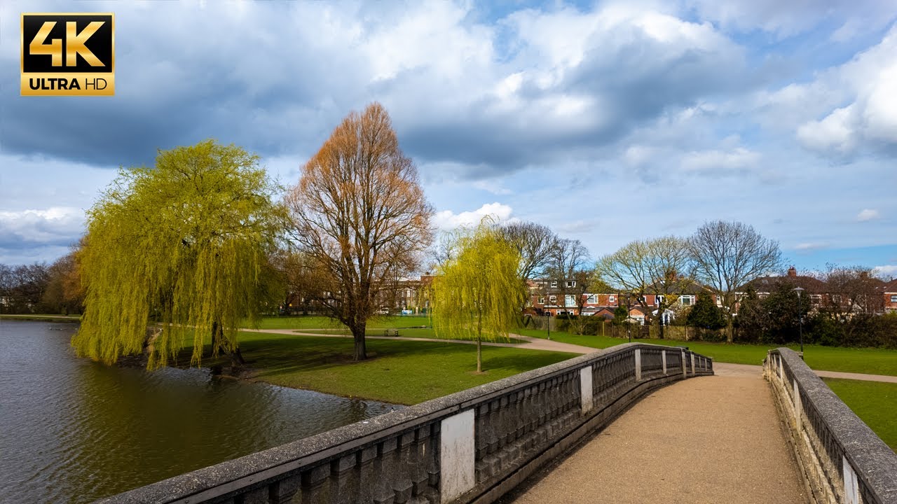 Relaxing Walk Through Picturesque Victorian Park | HULL, ENGLAND.