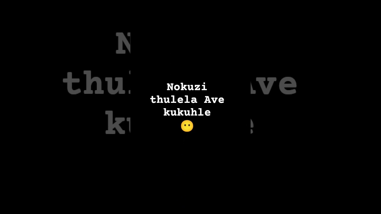 abesathi umuntu uzoke uthi vu uvele uzithulele nje 