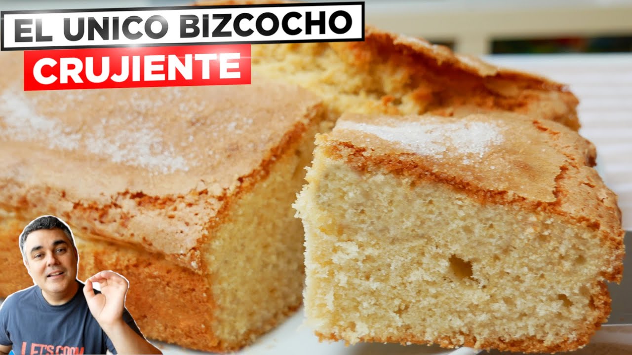 ¡El MEJOR BIZCOCHO del MUNDO! 🍰😍 Postre TRADICIONAL GALLEGO de NATA 🥧😋El Único bizcocho CRUJIENTE.