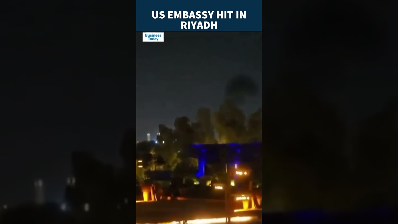 Watch: Drone Strike Rocks US Embassy In Riyadh, Fire And Explosions Caught On Camera