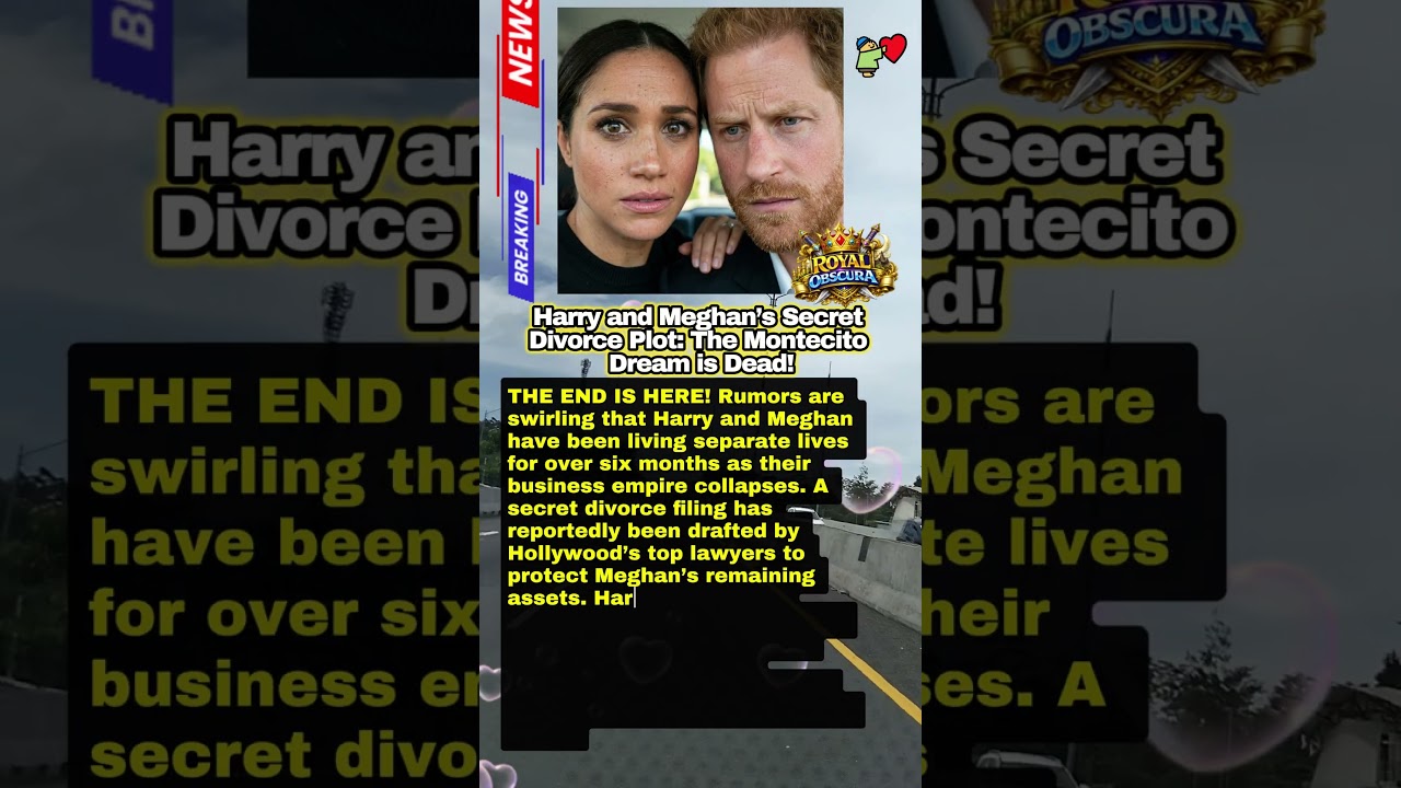Harry and Meghan's Split: The Hollywood Nightmare Begins 💔 #royalfamily #news #harryandmeghan