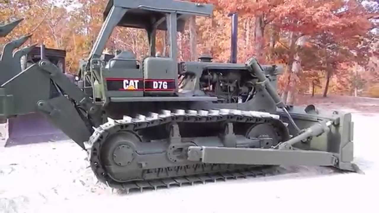 1989 Caterpillar D7G  Dozer with ripper  LOW HOURS!! Ex Military C&C Equipment 812-336-2894
