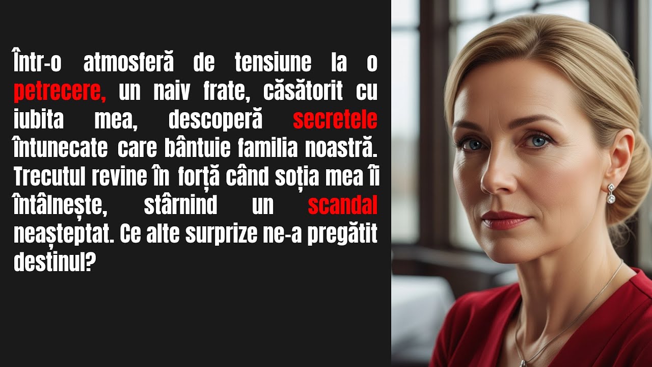 Tatăl Meu A Convins-O Pe Prietena Mea Să Se Mărite Cu Fratele Meu  Ani Mai Târziu Au Văzut Soția Mea