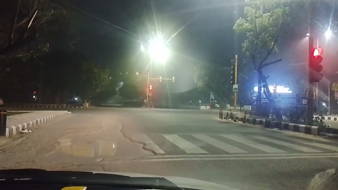 Red light crossing in Dwarka more than