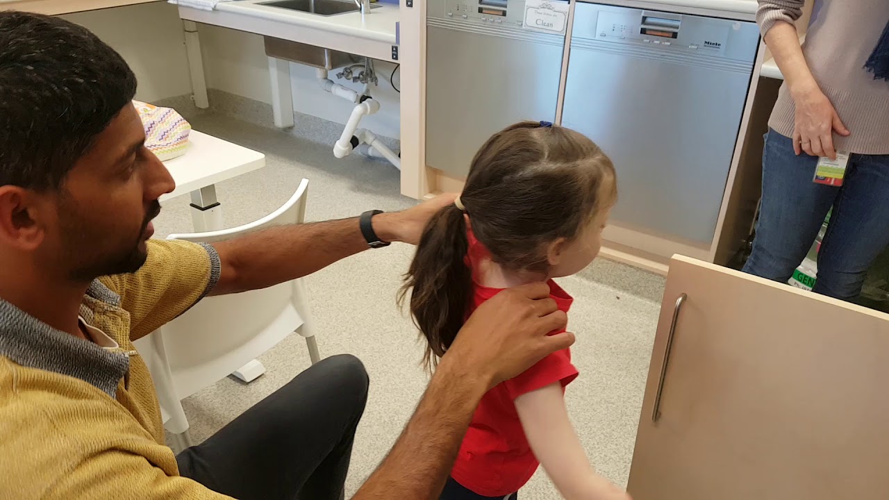 Mia's amazing unaided walking in her prosthetic legs