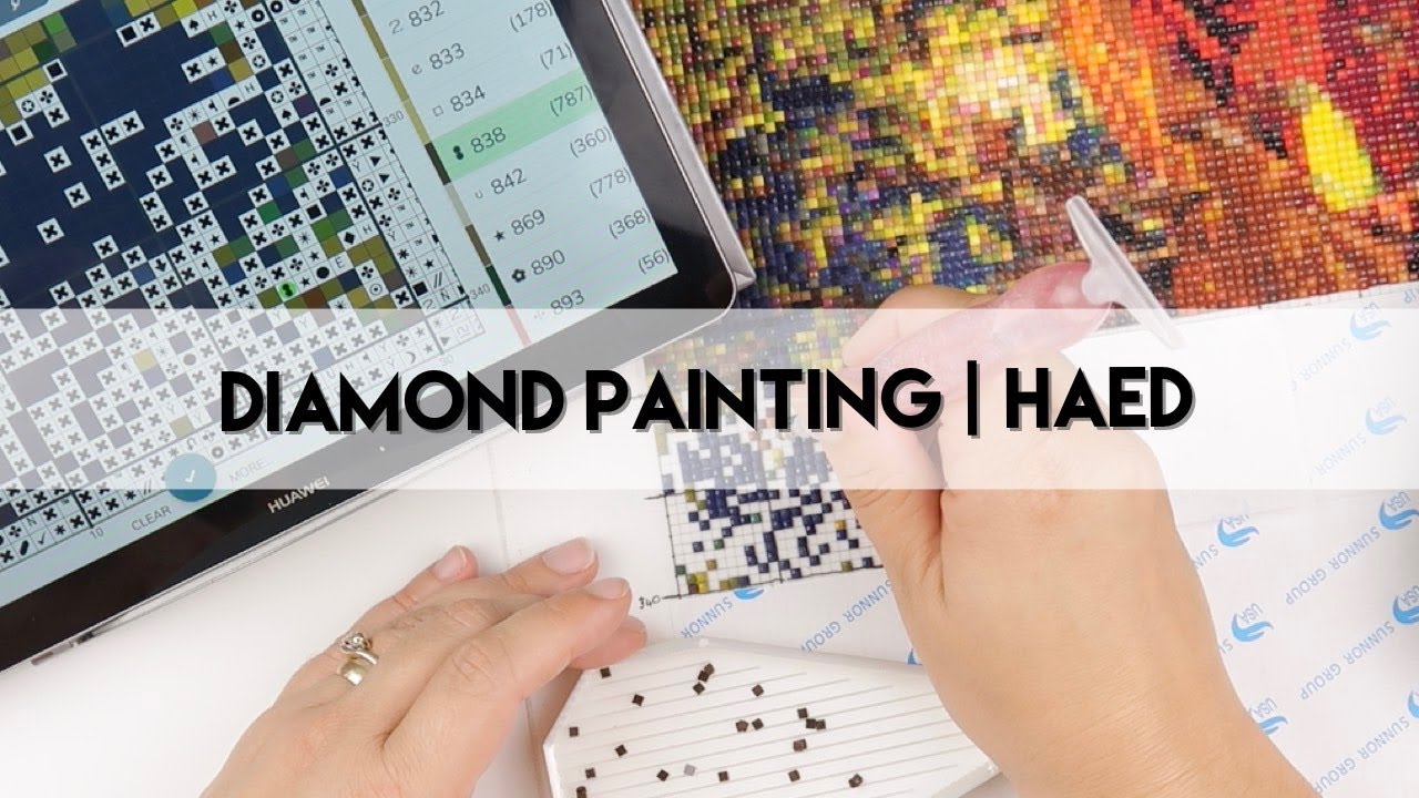 Diamond Painting WIP & Waffle | HAED Massive Project